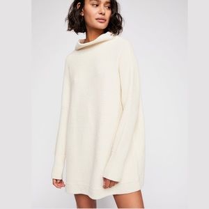 Free people slouchy ottoman tunic, ecru